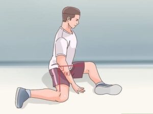 90-90 Hip Stretch warm-up exercises