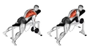 Incline Dumbbell Row Shoulder Workout